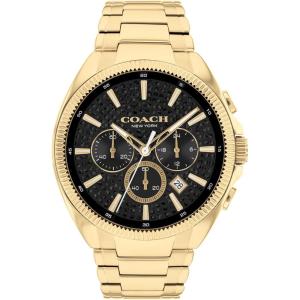 imageCoach Jackson Mens Chronograph Watch  Luxury Fashion Timepiece for Daily Elegance  Water ResistantGold Plated