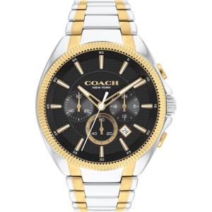 imageCoach Jackson Mens Chronograph Watch  Luxury Fashion Timepiece for Daily Elegance  Water ResistantTwo Tone