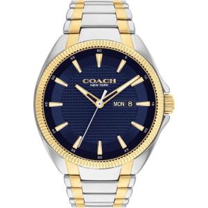 imageCoach Jackson Mens Watch 3H Quartz Bracelet Watch with Day Date Window  Water Resistant 3 ATM30 Meters  Gift for Him  Premium Fashion Timepiece for Everyday Style  45mmTwo Tone