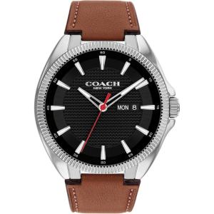 imageCoach Jackson Mens Watch 3H Quartz Bracelet Watch with Day Date Window  Water Resistant 3 ATM30 Meters  Gift for Him  Premium Fashion Timepiece for Everyday Style  45mmSaddle