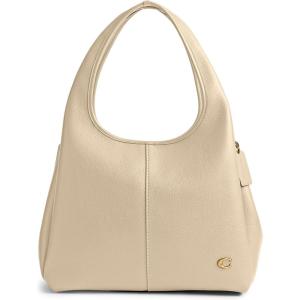 imageCoach Polished Pebble Leather Lana Shoulder BagB4Ivory