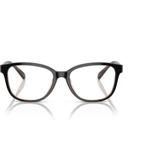 imageCoach Womens Hc6224u Universal Fit Square Prescription Eyewear FramesBlackTransparent BlushDemo Lens