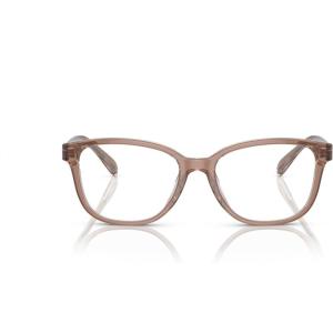 imageCoach Womens Hc6224u Universal Fit Square Prescription Eyewear FramesTransparent BrownGreyDemo Lens