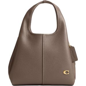 imageCoach Womens Polished Pebble Leather Lana Shoulder Bag 23Dark Stone