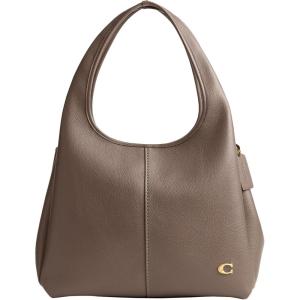 imageCoach Womens Polished Pebble Leather Lana Shoulder BagDark Stone
