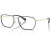imageCOACH Mens Hc5171 Square Prescription Eyewear FramesSatin Light GoldBlackDemo Lens