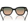 imageCOACH Womens HC8379f Low Bridge Fit Butterfly SunglassesEmerald Pearl Signature CGreen Peach Gradient