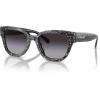 imageCOACH Womens HC8379f Low Bridge Fit Butterfly SunglassesGrey Pearl Signature CGrey Gradient