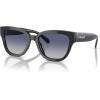 imageCOACH Womens HC8379f Low Bridge Fit Butterfly SunglassesSapphire Pearl Signature CBlue Gradient