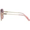 imageCoach HC7141 Sunglasses Transparent PinkShiny Light GoldPlum Purple Scarlet Gradient 54 mm