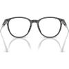 imageCoach Mens Hc6265u Universal Fit Round Prescription Eyewear FramesTransparent GreyDemo Lens