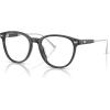 imageCoach Mens Hc6265u Universal Fit Round Prescription Eyewear FramesTransparent GreyDemo Lens