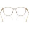 imageCoach Mens Hc6265u Universal Fit Round Prescription Eyewear FramesTransparent SandDemo Lens