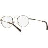imageCoach Womens Hc5120 Round Prescription Eyewear FramesAntique GoldDemo Lens