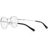 imageCoach Womens Hc5120 Round Prescription Eyewear FramesShiny SilverBlackDemo Lens