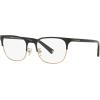 imageCoach Womens Hc5131 Rectangular Prescription Eyewear FramesBlackGoldDemo Lens