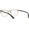 imageCoach Womens Hc5131 Rectangular Prescription Eyewear FramesBlackGoldDemo Lens