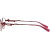imageCoach Womens Hc5161td Oval Prescription Eyewear FramesSatin BurgundyDemo Lens