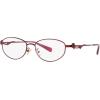 imageCoach Womens Hc5161td Oval Prescription Eyewear FramesSatin BurgundyDemo Lens