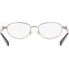 imageCoach Womens Hc5161td Oval Prescription Eyewear FramesShiny Rose GoldDemo Lens