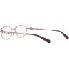 imageCoach Womens Hc5161td Oval Prescription Eyewear FramesShiny Rose GoldDemo Lens