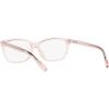 imageCoach Womens Hc6139u Universal Fit Square Prescription Eyewear FramesTransparent PinkDemo Lens