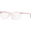 imageCoach Womens Hc6139u Universal Fit Square Prescription Eyewear FramesTransparent PinkDemo Lens