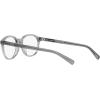 imageCoach Womens Hc6167u Universal Fit Round Prescription Eyewear FramesTransparent GreyDemo Lens