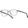 imageCoach Womens Hc6167u Universal Fit Round Prescription Eyewear FramesTransparent GreyDemo Lens