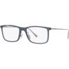 imageCoach Womens Hc6205 Rectangular Prescription Eyewear FramesTransparent BlueDemo Lens