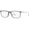 imageCoach Womens Hc6205 Rectangular Prescription Eyewear FramesTransparent Dark GreyDemo Lens