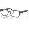 imageCoach Womens Hc6221u Universal Fit Rectangular Prescription Eyewear FramesTransparent BlueDemo Lens