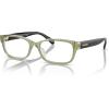imageCoach Womens Hc6221u Universal Fit Rectangular Prescription Eyewear FramesTransparent Green HopperDemo Lens