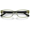 imageCoach Womens Hc6221u Universal Fit Rectangular Prescription Eyewear FramesTransparent Green HopperDemo Lens
