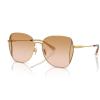 imageCoach Womens Hc7158d Butterfly SunglassesShiny GoldPeach Blush Gradient