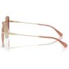 imageCoach Womens Hc7158d Butterfly SunglassesShiny Light GoldAmber Gradient