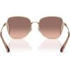 imageCoach Womens Hc7158d Butterfly SunglassesShiny Light GoldBrown Pink Gradient