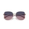 imageCoach Womens Hc7158d Butterfly SunglassesShiny Rose GoldBlue Pink Gradient