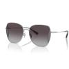 imageCoach Womens Hc7158d Butterfly SunglassesShiny SilverGrey Gradient