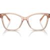 imageCOACH Womens Hc6207u Universal Fit Square Prescription Eyewear FramesTransparent BrownDemo Lens