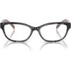 imageCOACH Womens Hc6250u Universal Fit Square Prescription Eyewear FramesBlack TortoisePink FloralDemo Lens