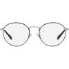 imageCoach Womens Hc5120 Round Prescription Eyewear FramesShiny SilverBlackDemo Lens