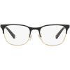 imageCoach Womens Hc5131 Rectangular Prescription Eyewear FramesBlackGoldDemo Lens