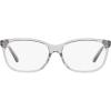 imageCoach Womens Hc6139u Universal Fit Square Prescription Eyewear FramesTransparent GreyDemo Lens