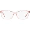 imageCoach Womens Hc6139u Universal Fit Square Prescription Eyewear FramesTransparent PinkDemo Lens