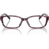 imageCoach Womens Hc6221u Universal Fit Rectangular Prescription Eyewear FramesRuby Pearl Signature CDemo Lens