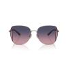 imageCoach Womens Hc7158d Butterfly SunglassesShiny Rose GoldBlue Pink Gradient