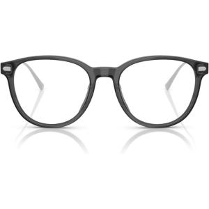 imageCoach Mens Hc6265u Universal Fit Round Prescription Eyewear FramesTransparent GreyDemo Lens