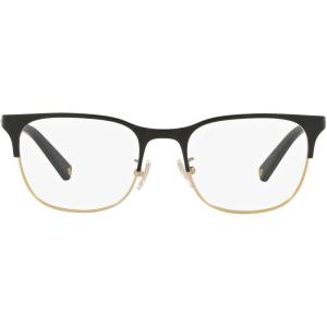 imageCoach Womens Hc5131 Rectangular Prescription Eyewear FramesBlackGoldDemo Lens
