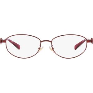 imageCoach Womens Hc5161td Oval Prescription Eyewear FramesSatin BurgundyDemo Lens